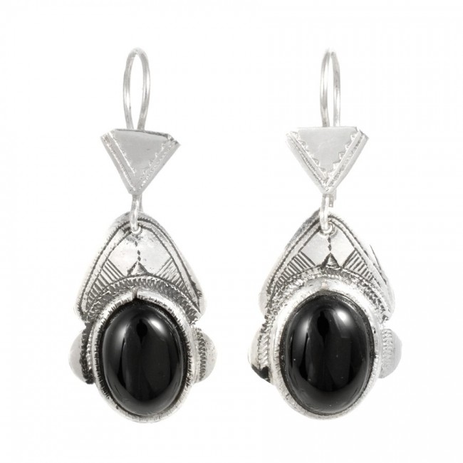 Boucles d'oreilles Touareg Tinhinan - Silver Jewellery - Boutique Nirvana