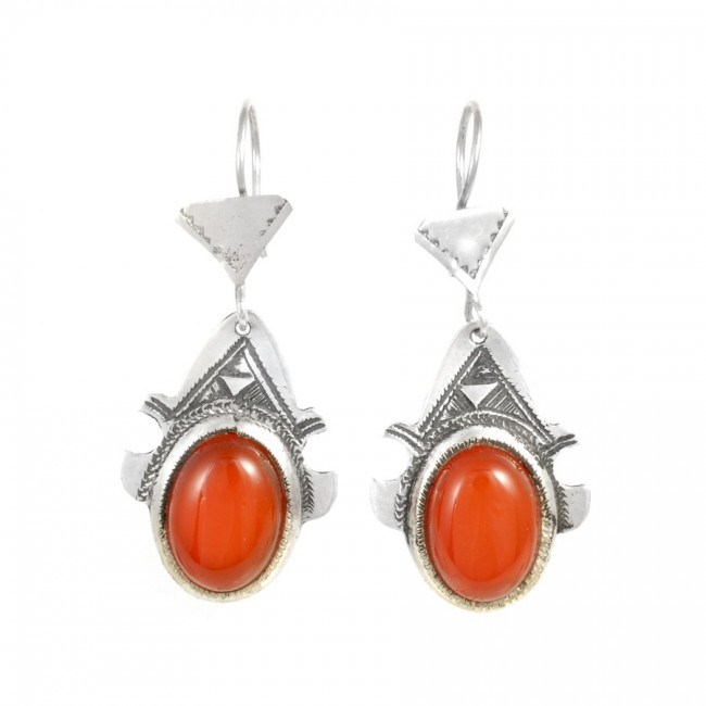 Boucles d'oreilles Touareg Tinhinan - Silver Jewellery - Boutique Nirvana