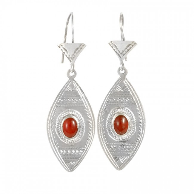Boucles d'oreilles Touareg Tileli - Silver Jewellery - Boutique Nirvana