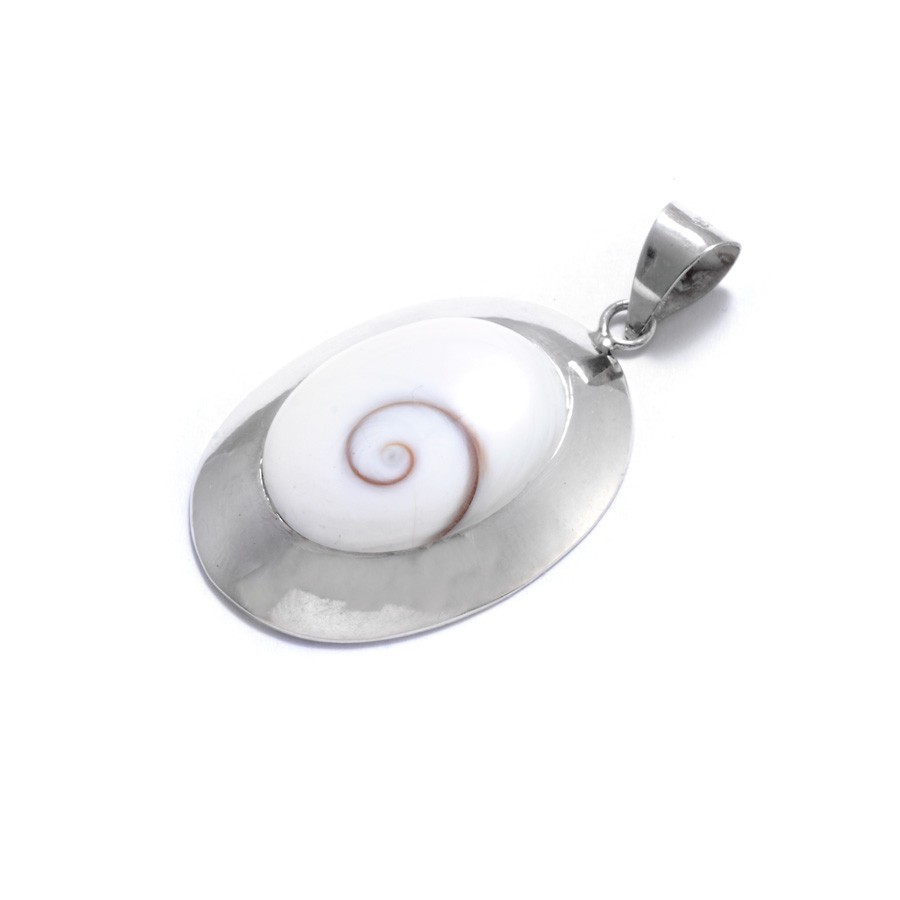 Grand pendentif Oeil de Sainte Lucie oval - 0 - Boutique Nirvana