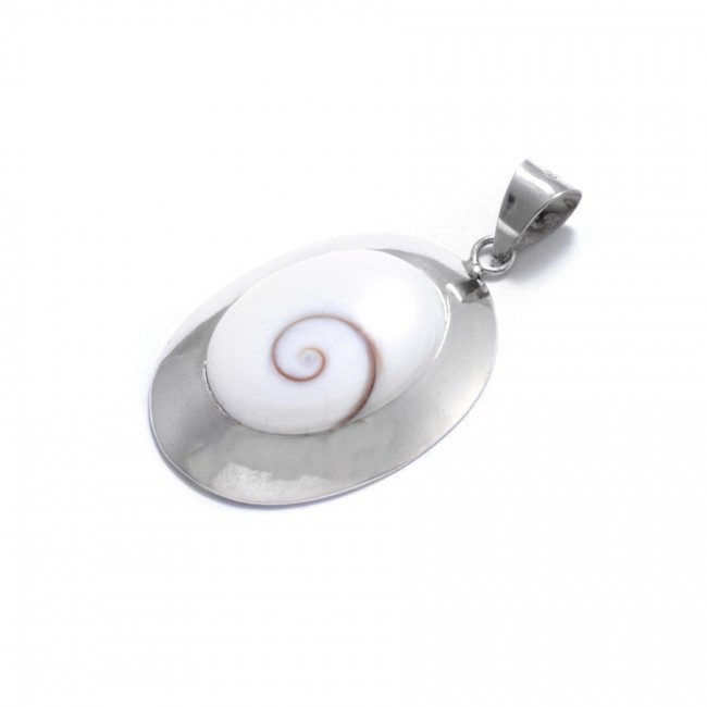 Grand pendentif Oeil de Sainte Lucie oval - 0 - Boutique Nirvana
