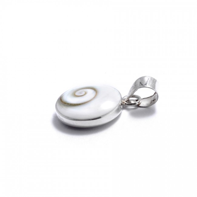 Petit pendentif rond Oeil de Sainte Lucie - 0 - Boutique Nirvana