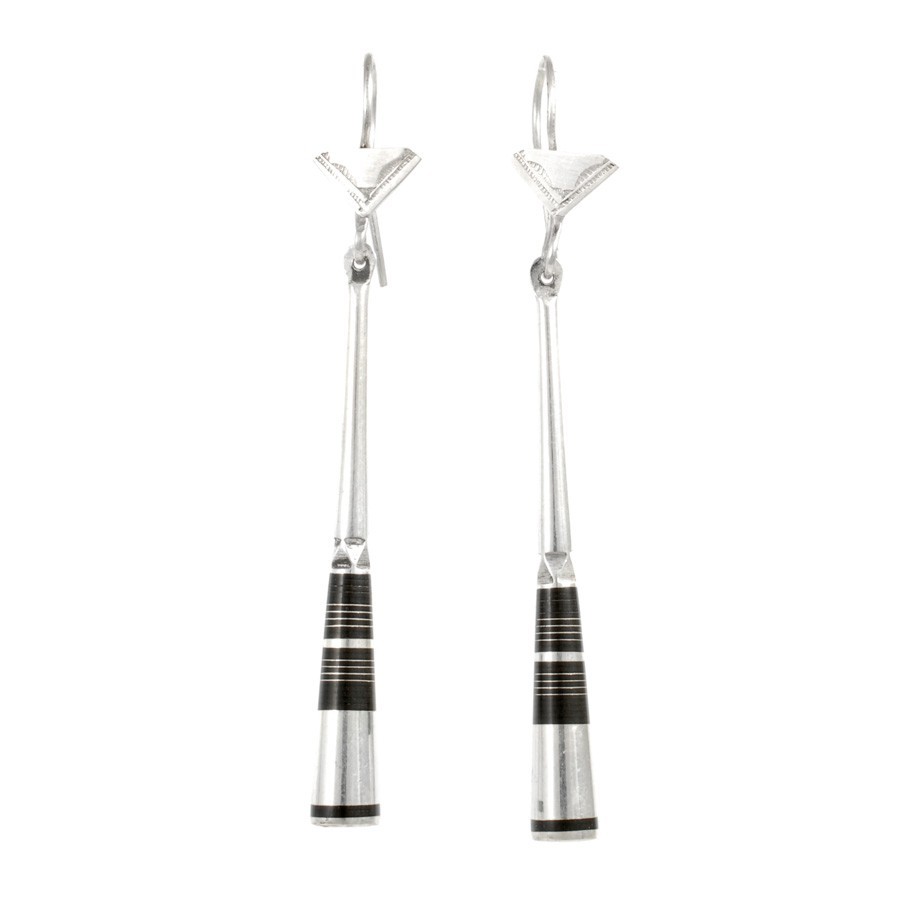 Boucles d'oreilles argent Touareg fines - BIJOUX ARGENT - Boutique Nirvana