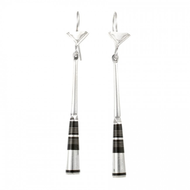 Boucles d'oreilles argent Touareg fines - BIJOUX ARGENT - Boutique Nirvana