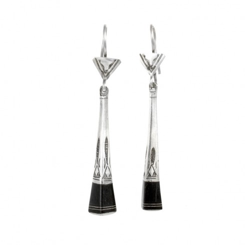 Boucles d'oreilles Touareg fines - Silver Jewellery - Boutique Nirvana 2