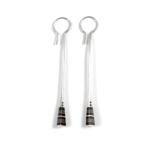 Boucles d'oreilles argent Touareg fines - BIJOUX ARGENT - Boutique Nirvana 2