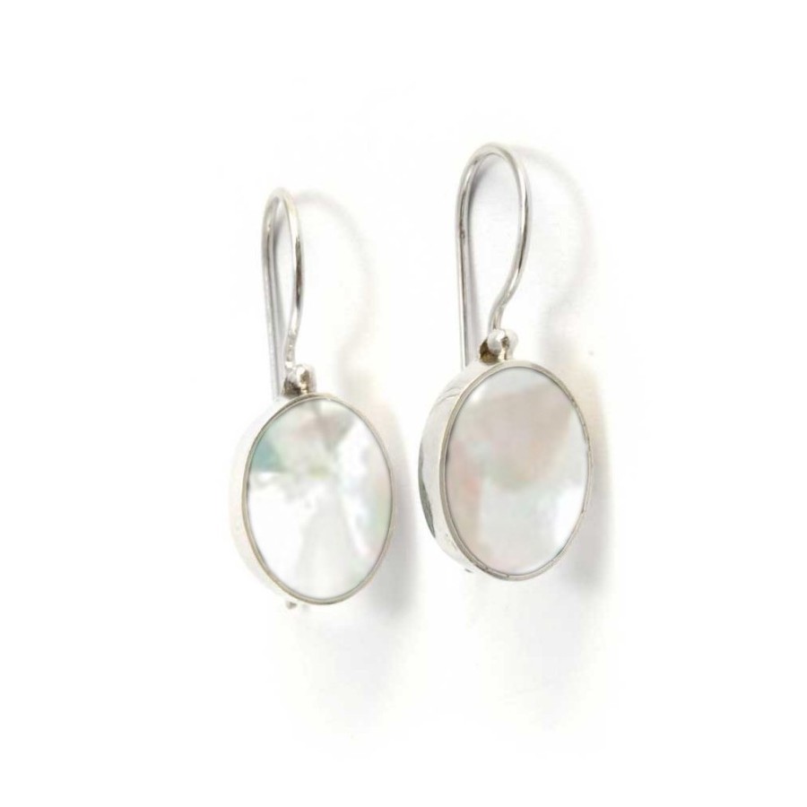 Beautiful Indonesian Stone Drop Earrings - Silver Jewellery - Boutique Nirvana
