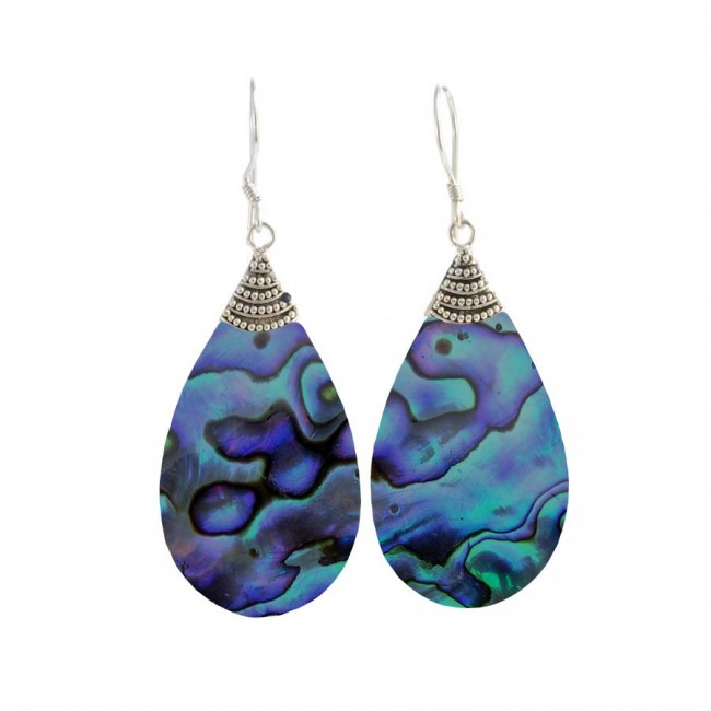 Boucles d'oreilles goutte et chapeau - BIJOUX ARGENT - Boutique Nirvana