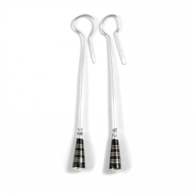 Boucles d'oreilles argent Touareg longues Aïda - BIJOUX ARGENT - Boutique Nirvana