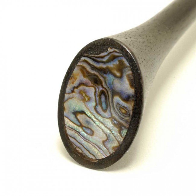 Wooden Hair Pin with Abalone Shell - Accessories - Boutique Nirvana