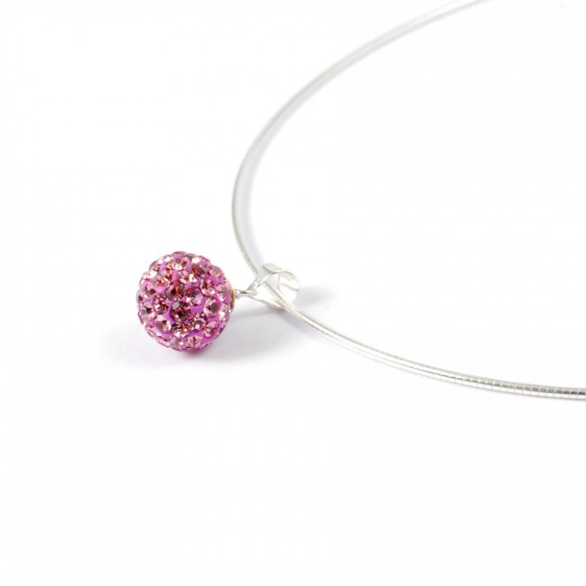 Strass pendant - Silver Jewellery - Boutique Nirvana