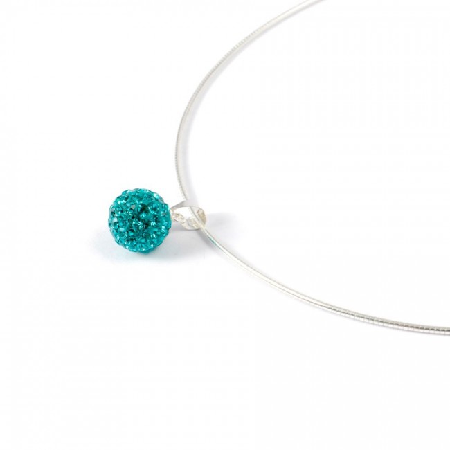 Strass pendant - Silver Jewellery - Boutique Nirvana