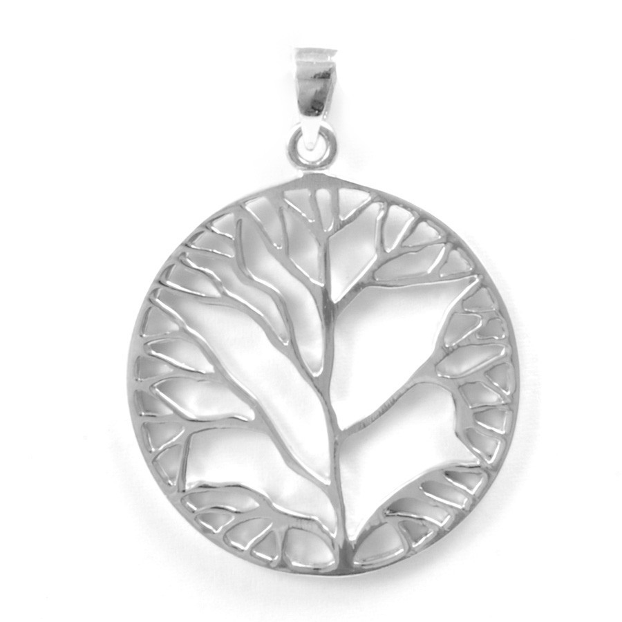 Grand pendentif arbre de vie - Silver Jewellery - Boutique Nirvana