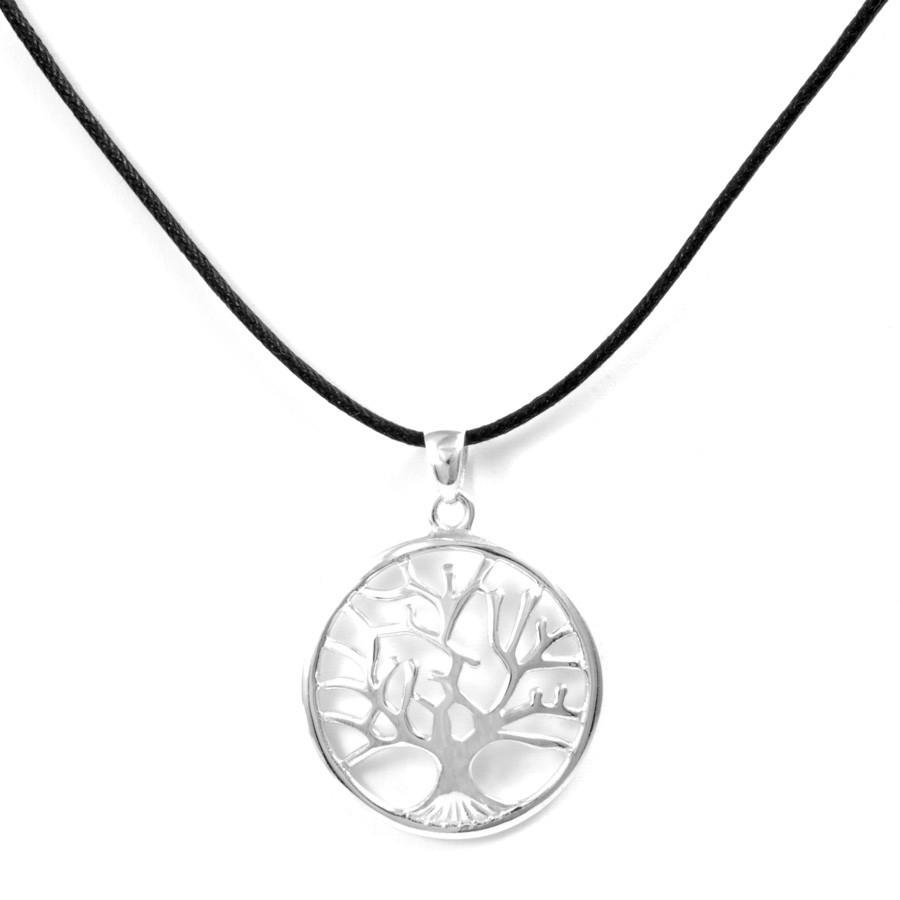 Pendentif arbre de vie argent Ø 2,8 - BIJOUX ARGENT - Boutique Nirvana