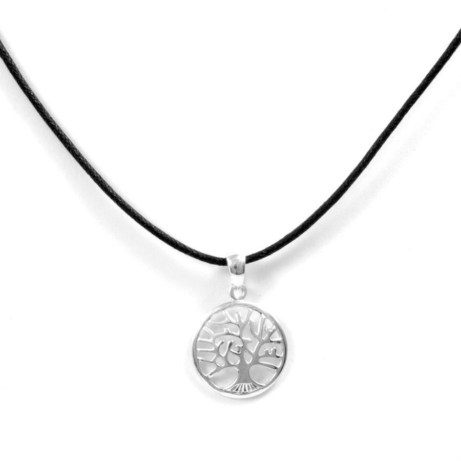 Petit pendentif argent arbre de vie Ø 1,5 - BIJOUX ARGENT - Boutique Nirvana