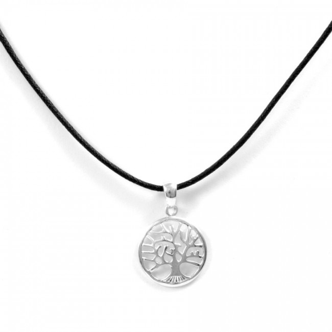 Petit pendentif argent arbre de vie Ø 1,5 - BIJOUX ARGENT - Boutique Nirvana