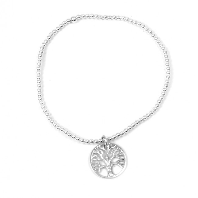 Bracelet argent arbre de vie ajustable - 0 - Boutique Nirvana