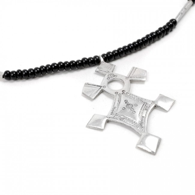 Collier argent croix Touareg - BIJOUX ARGENT - Boutique Nirvana