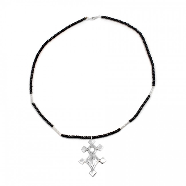 Collier argent croix Touareg - BIJOUX ARGENT - Boutique Nirvana