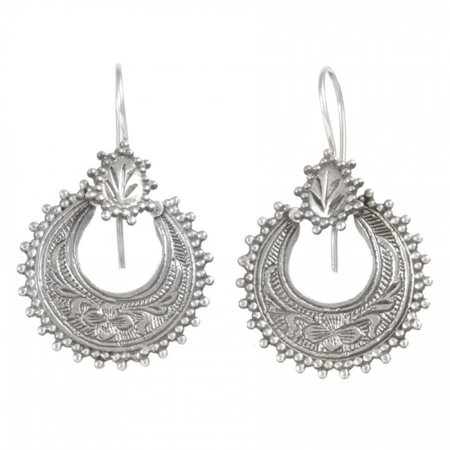 Boucles d'oreilles argent Ajala - Silver Jewellery - Boutique Nirvana