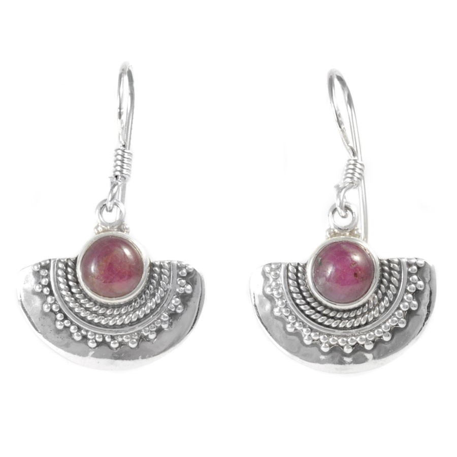 Boucles d'oreilles argent Sanjita - Silver Jewellery - Boutique Nirvana