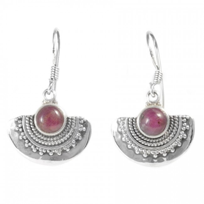 Boucles d'oreilles argent India - BIJOUX ARGENT - Boutique Nirvana