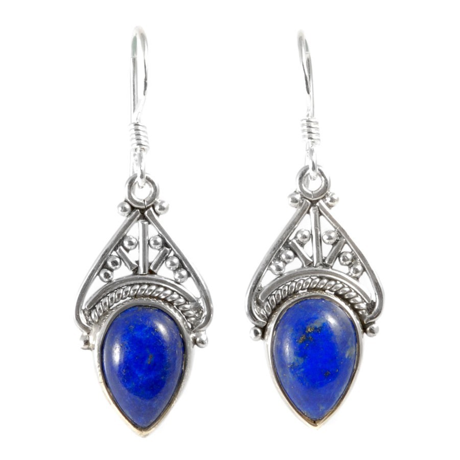 Boucles d'oreilles argent Krishna - BIJOUX ARGENT - Boutique Nirvana