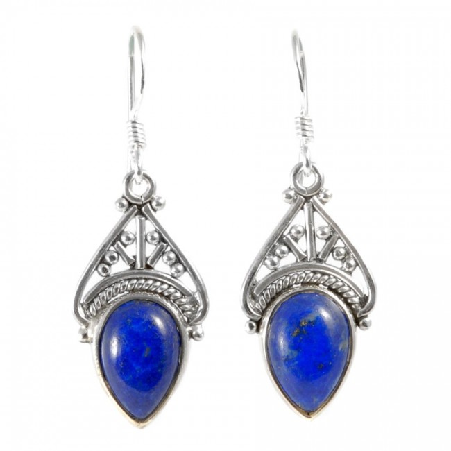 Boucles d'oreilles argent Krishna - BIJOUX ARGENT - Boutique Nirvana