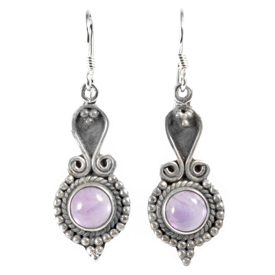 Boucles d'oreilles argent Katmandou - BIJOUX ARGENT - Boutique Nirvana