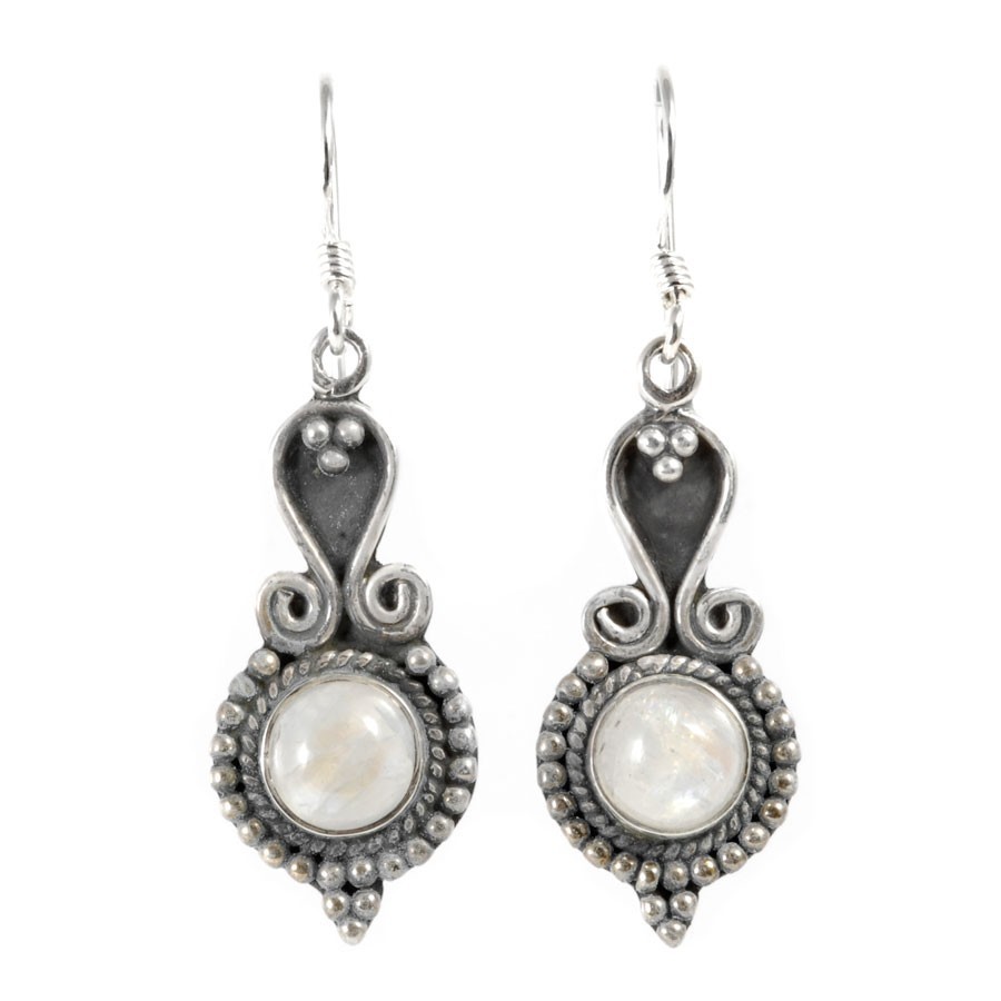 Boucles d'oreilles argent Katmandou - BIJOUX ARGENT - Boutique Nirvana