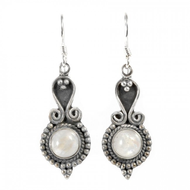 Boucles d'oreilles argent Katmandou - BIJOUX ARGENT - Boutique Nirvana