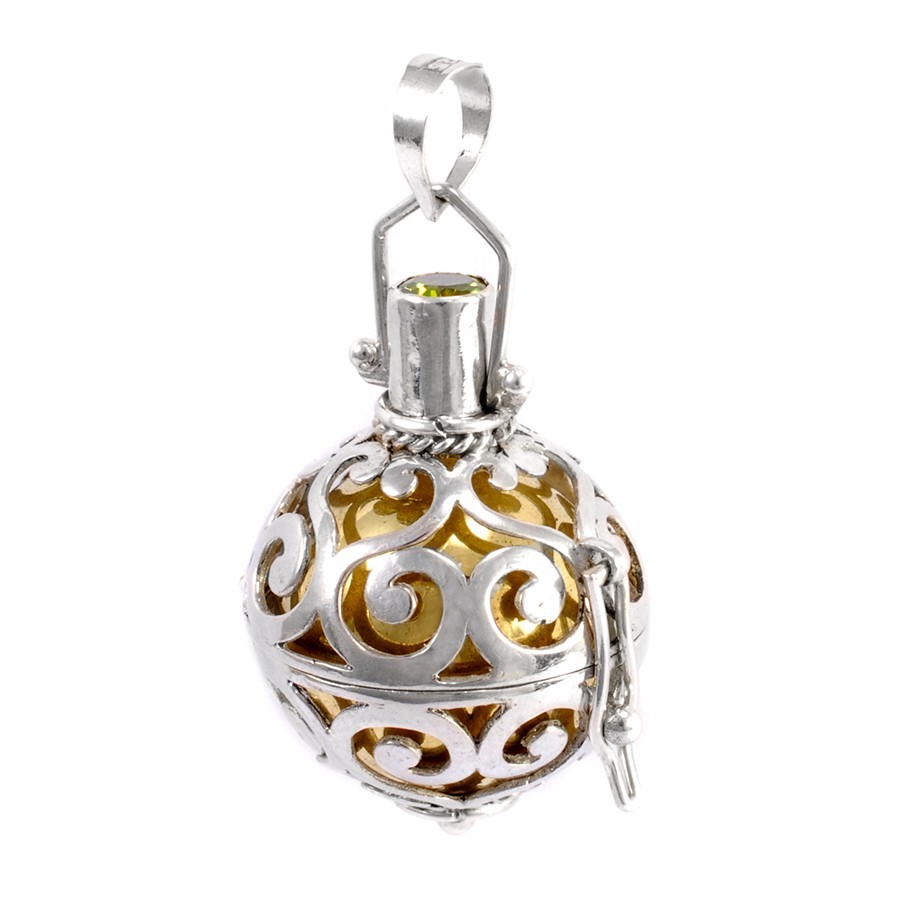 Bola cage - Silver Jewellery - Boutique Nirvana