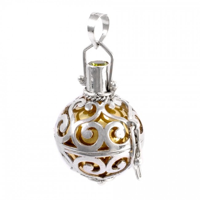 Bola cage - Silver Jewellery - Boutique Nirvana