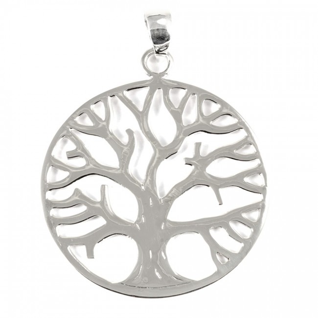 Pendentif grand arbre de vie - Silver Jewellery - Boutique Nirvana