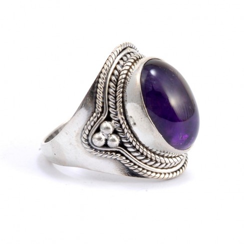 Bague argent et pierre Goa - BIJOUX ARGENT - Boutique Nirvana 2