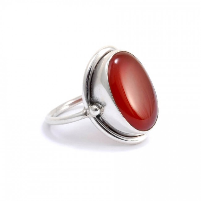 Bague argent et pierre fine Sikkim - Silver Jewellery - Boutique Nirvana