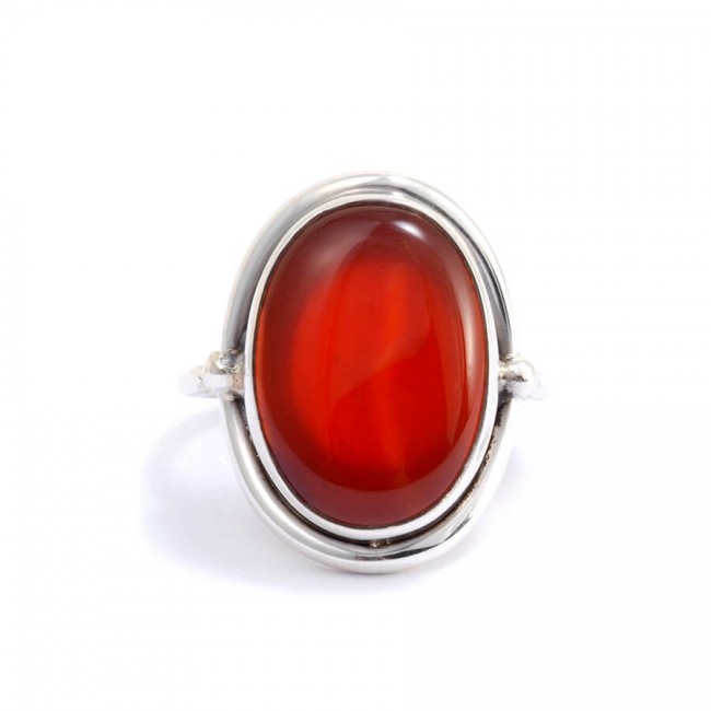 Bague argent et pierre fine Sikkim - Silver Jewellery - Boutique Nirvana