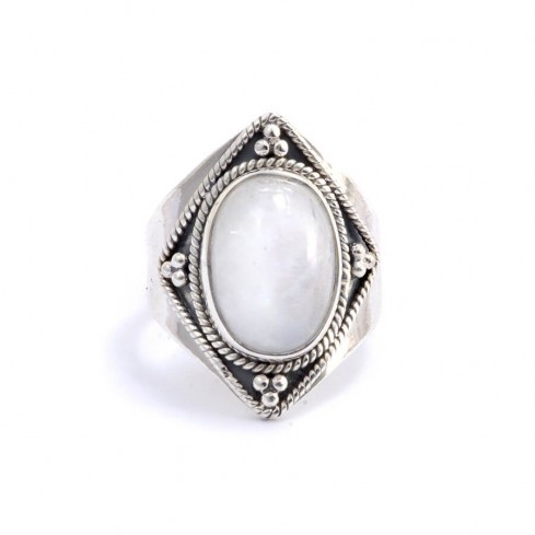 Bague argent et pierre Chakra - BIJOUX ARGENT - Boutique Nirvana 2