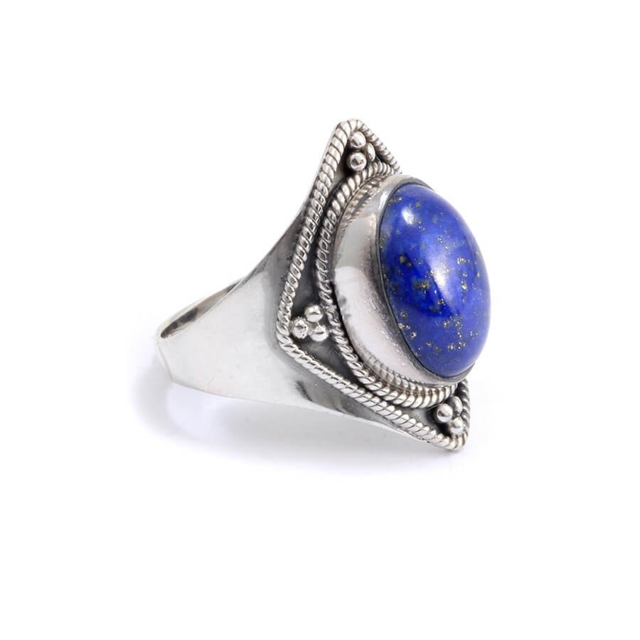 Bague argent et pierre Chakra - BIJOUX ARGENT - Boutique Nirvana