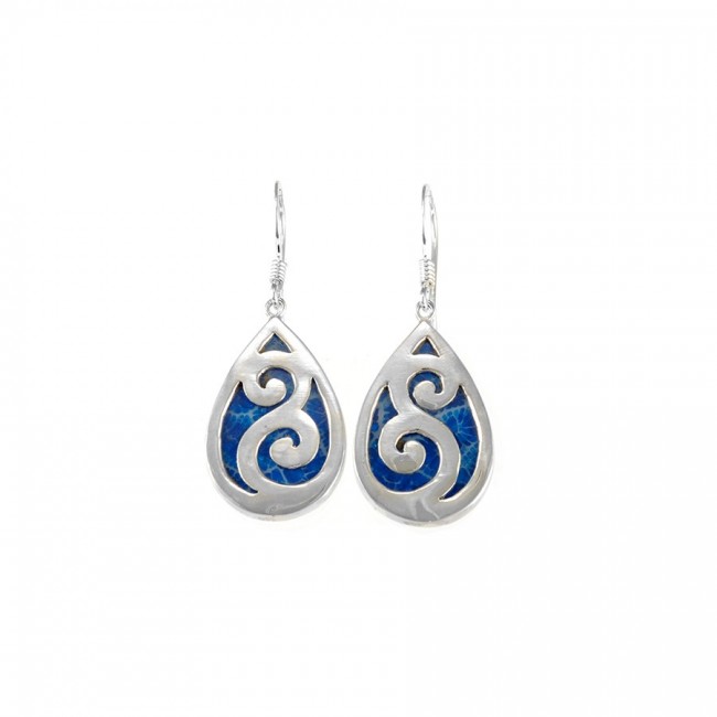 Boucles argent maorie - Silver Jewellery - Boutique Nirvana