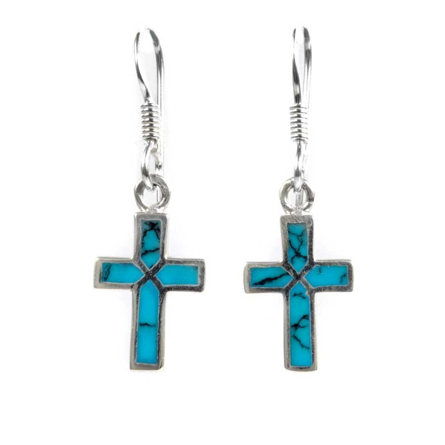 Boucles argent petites croix - Silver Jewellery - Boutique Nirvana