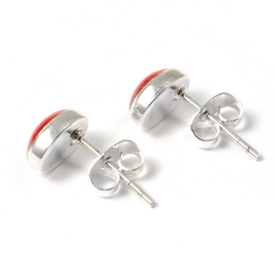 Puces d'oreilles argent et pierre - BIJOUX ARGENT - Boutique Nirvana