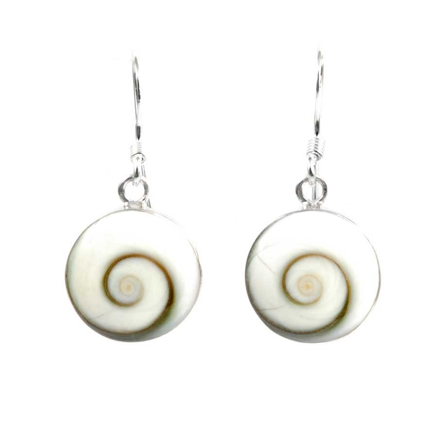 Boucles oeil de Ste Lucie rondes - BIJOUX ARGENT - Boutique Nirvana