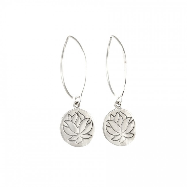 Col de cygnes argent fleur de lotus - Silver Jewellery - Boutique Nirvana