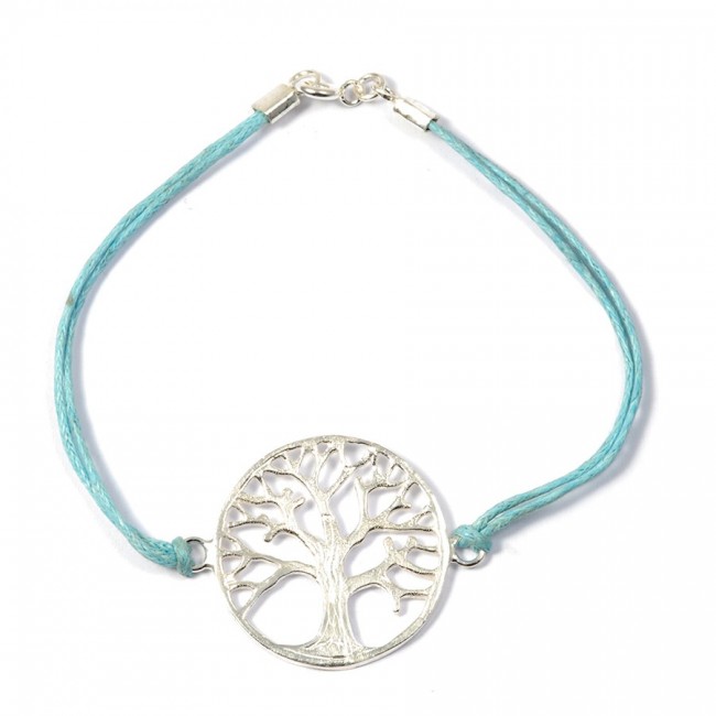 Bracelet médaillon arbre de vie en argent - BIJOUX ARGENT - Boutique Nirvana