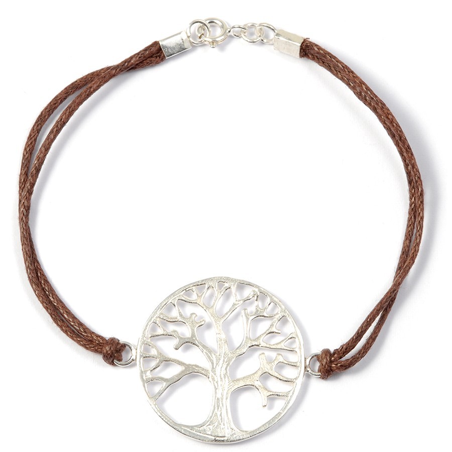 Bracelet médaillon arbre de vie en argent - BIJOUX ARGENT - Boutique Nirvana