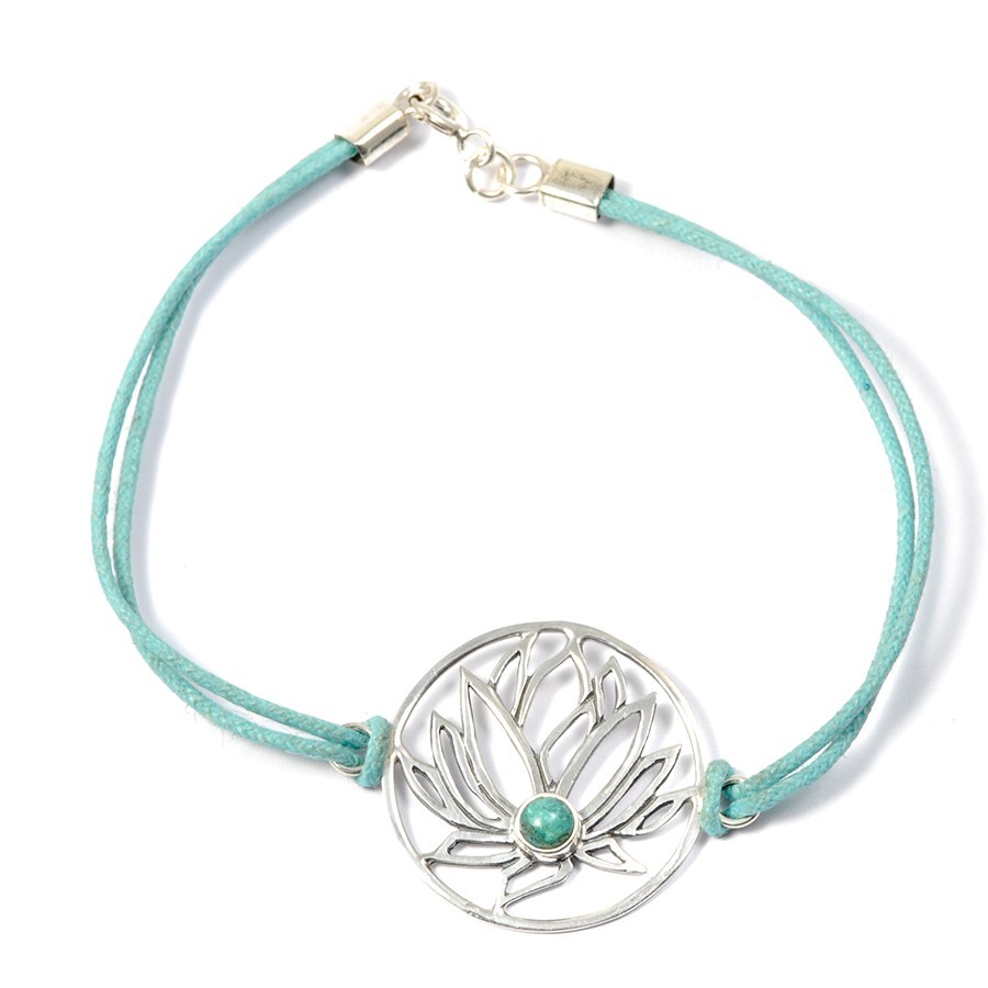 Bracelet cordon fleur de lotus - Home - Boutique Nirvana