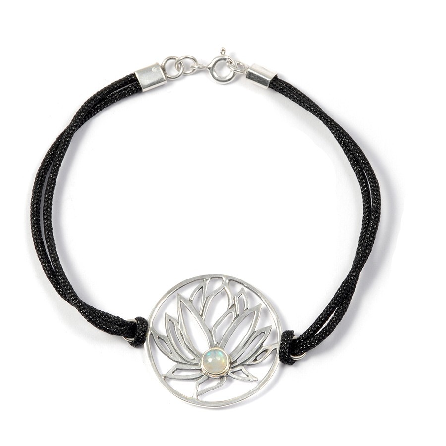 Bracelet cordon fleur de lotus - Home - Boutique Nirvana
