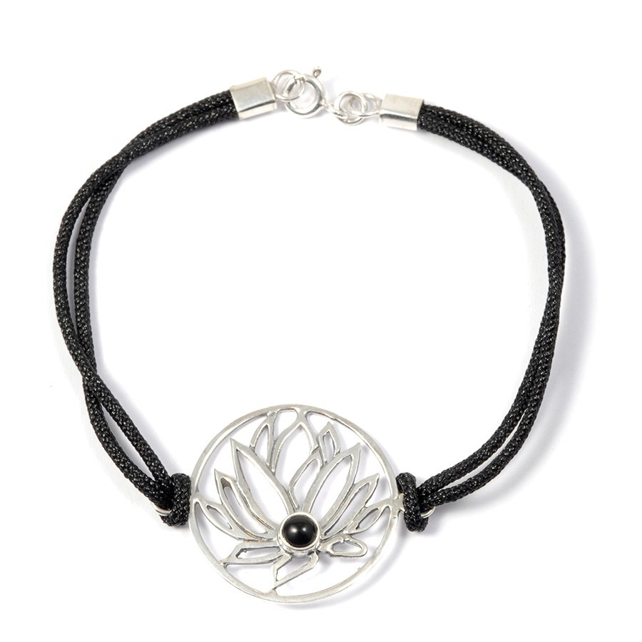 Bracelet cordon fleur de lotus - Home - Boutique Nirvana
