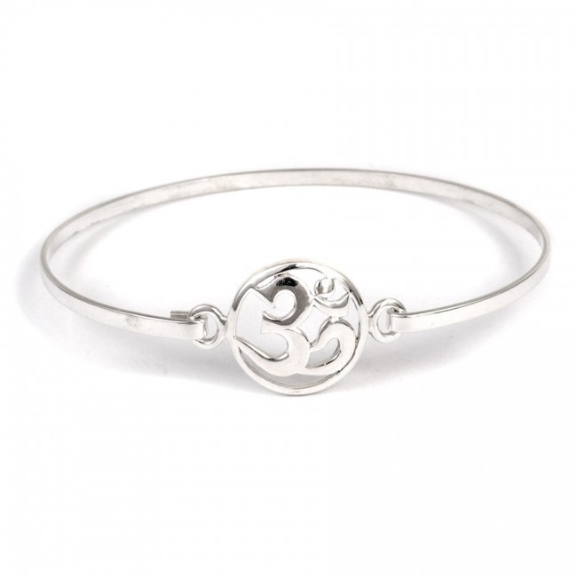 Bracelet argent symbole Om - 0 - Boutique Nirvana